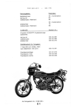 Arbeiten am Zweitaktmotor KS175 Typ521-500